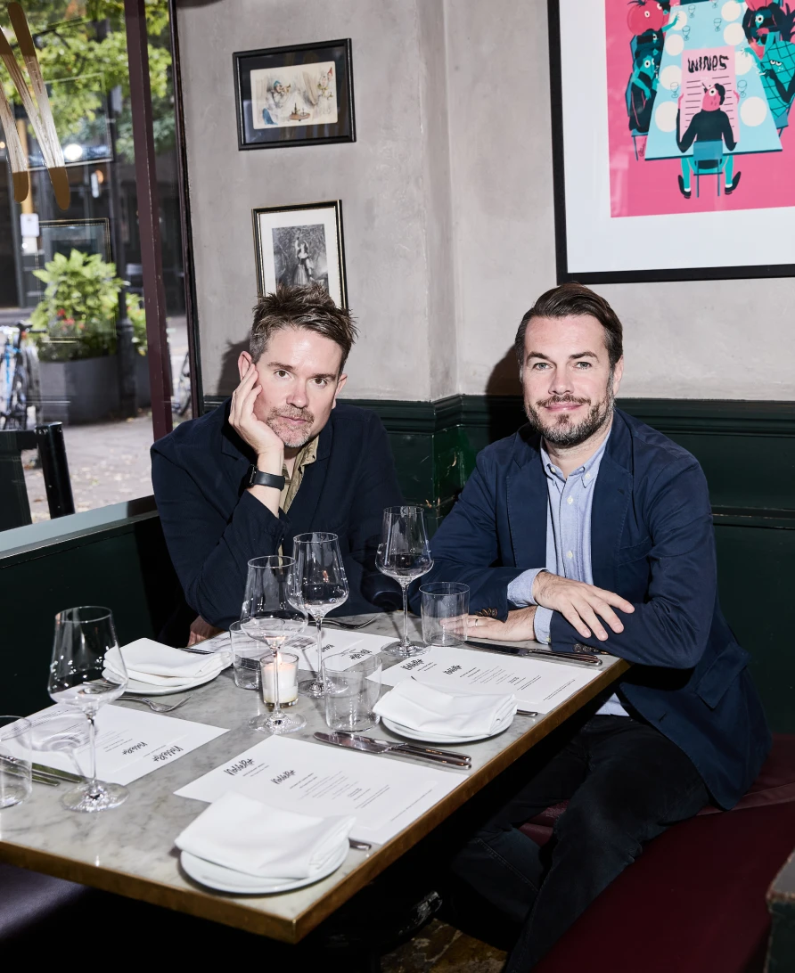 Dan Keeling and Mark Andrew, founders of Noble Rot