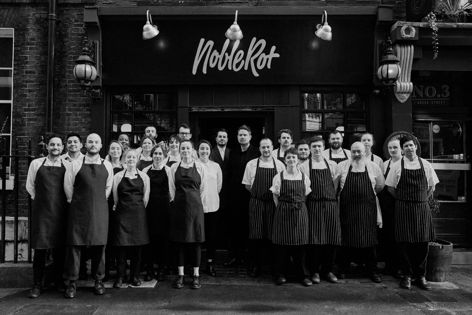 The team at Noble Rot Soho